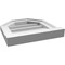Ekena Millwork Octagonal Top Surface Mount PVC Gable Vent w/ 2"W x 2"P Brickmould Sill Frame, 14"W x 14"H GVPOT14X1403SN - alternate 4